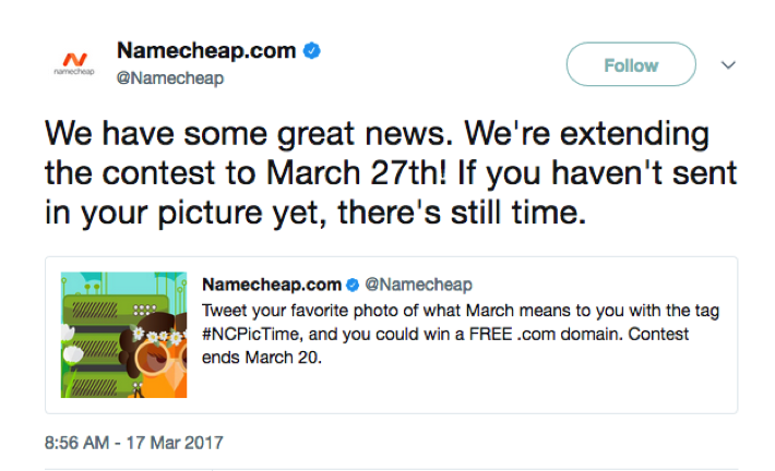 namecheap.com social media